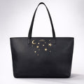 Anya Star Studded Tote Bag - Black & Gold