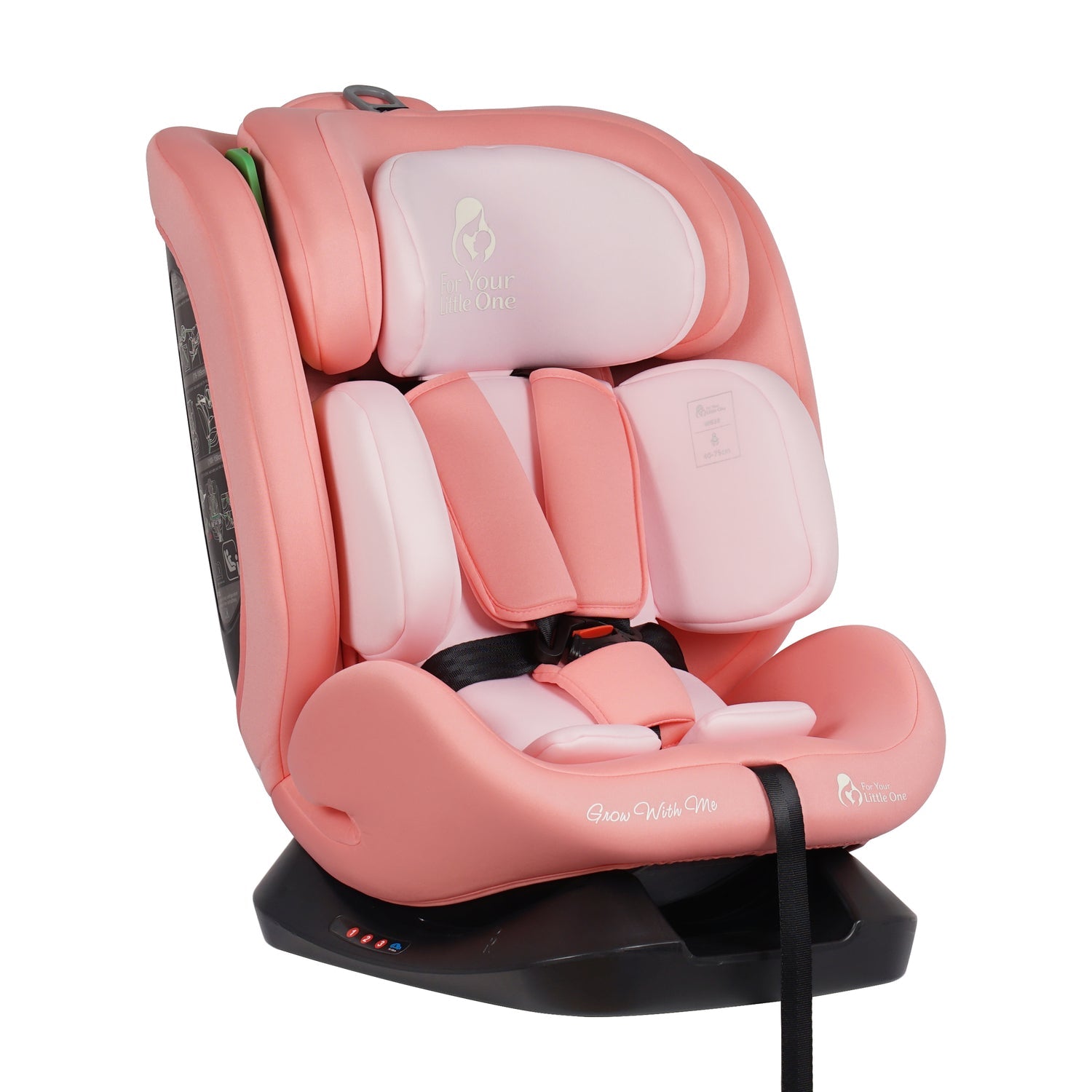 For Your Little One GrowWithMe 0/1/2/3 i-Size Car Seat - Blush Rose (Birth-12 Years)