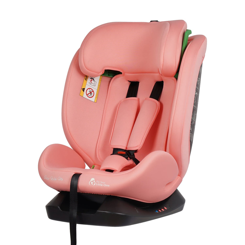 For Your Little One GrowWithMe 0/1/2/3 i-Size Car Seat - Blush Rose (Birth-12 Years)