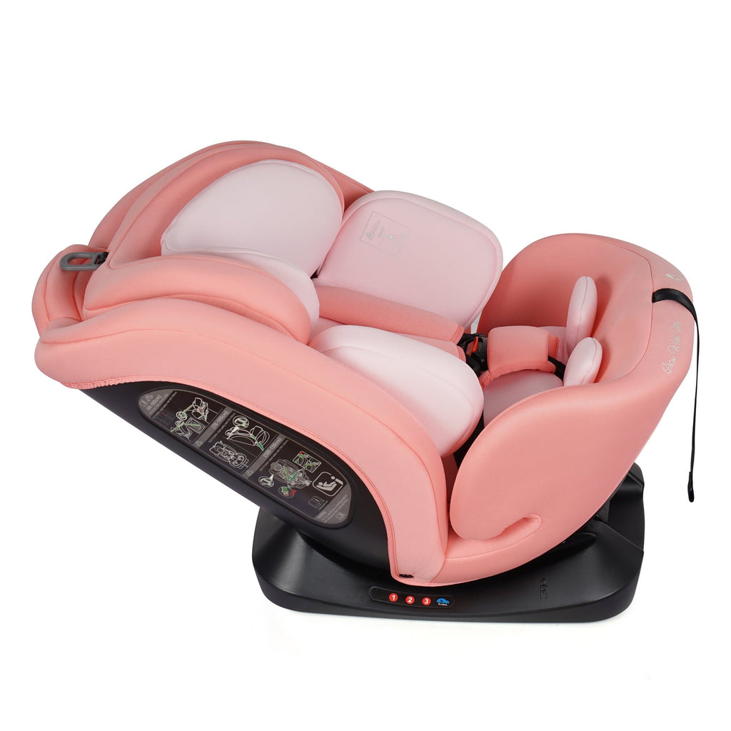 For Your Little One GrowWithMe 0/1/2/3 i-Size Car Seat - Blush Rose (Birth-12 Years)