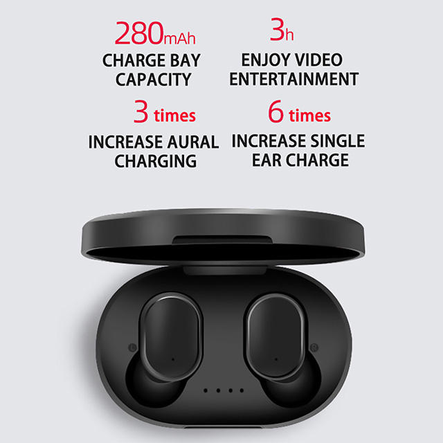 Bluetooth Earbud with Noise Cancelling and Microphone