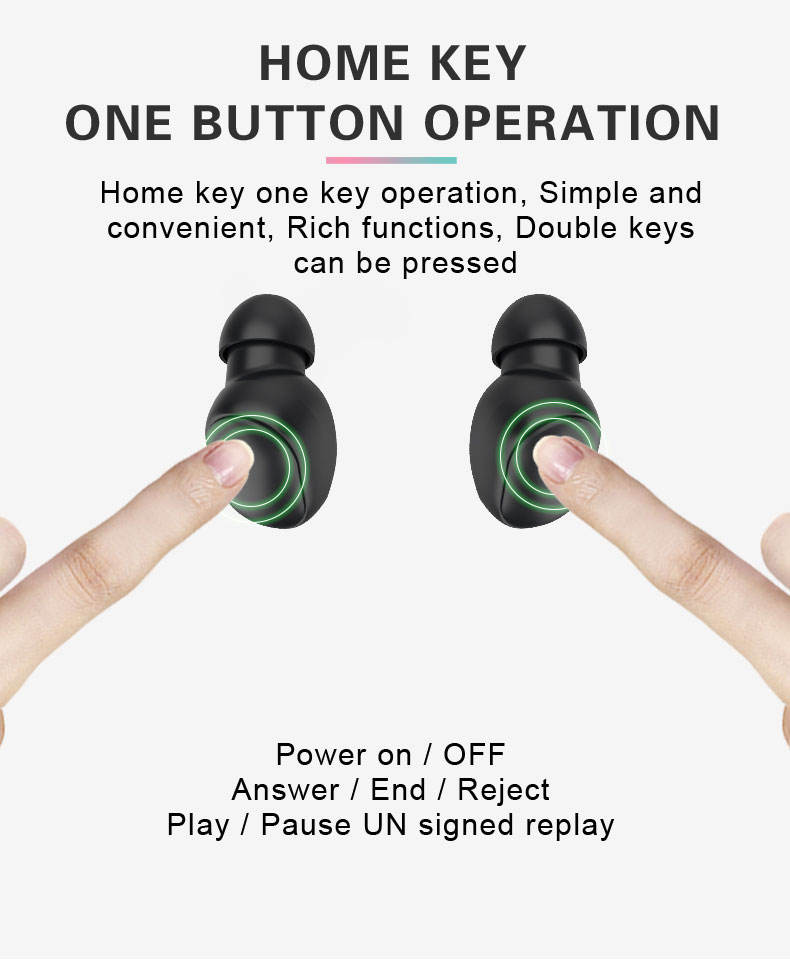 Bluetooth Earbud with Noise Cancelling and Microphone