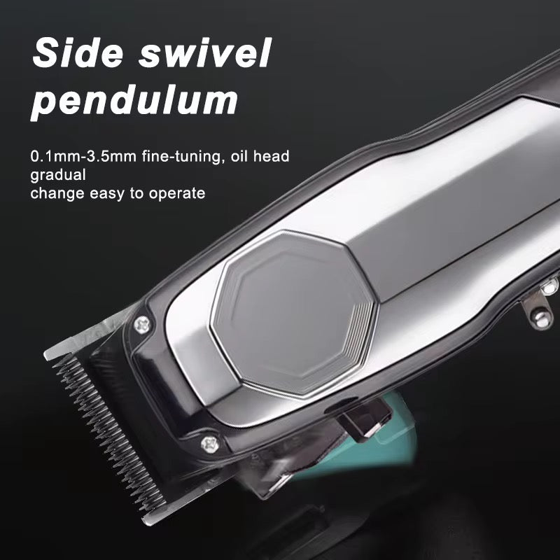 Cordless Hair Clippers for Men – Rechargeable LCD Trimmer