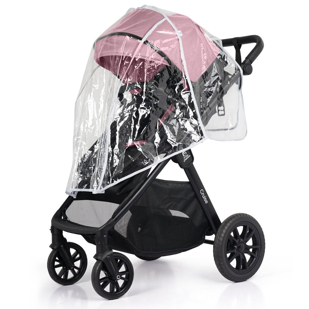 For Your Little One Cruise 3 In 1 Travel System With Car Seat - Blush Rose (Free Cupholder And Seat Liner Included!)