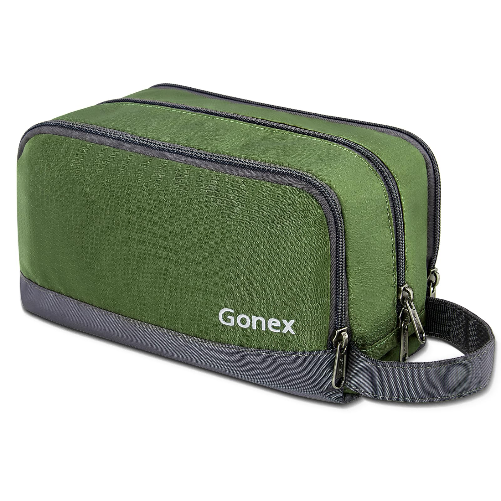 Gonex Travel Toiletry Bag Olive Green – Ultra-Light, Water-Resistant Organizer