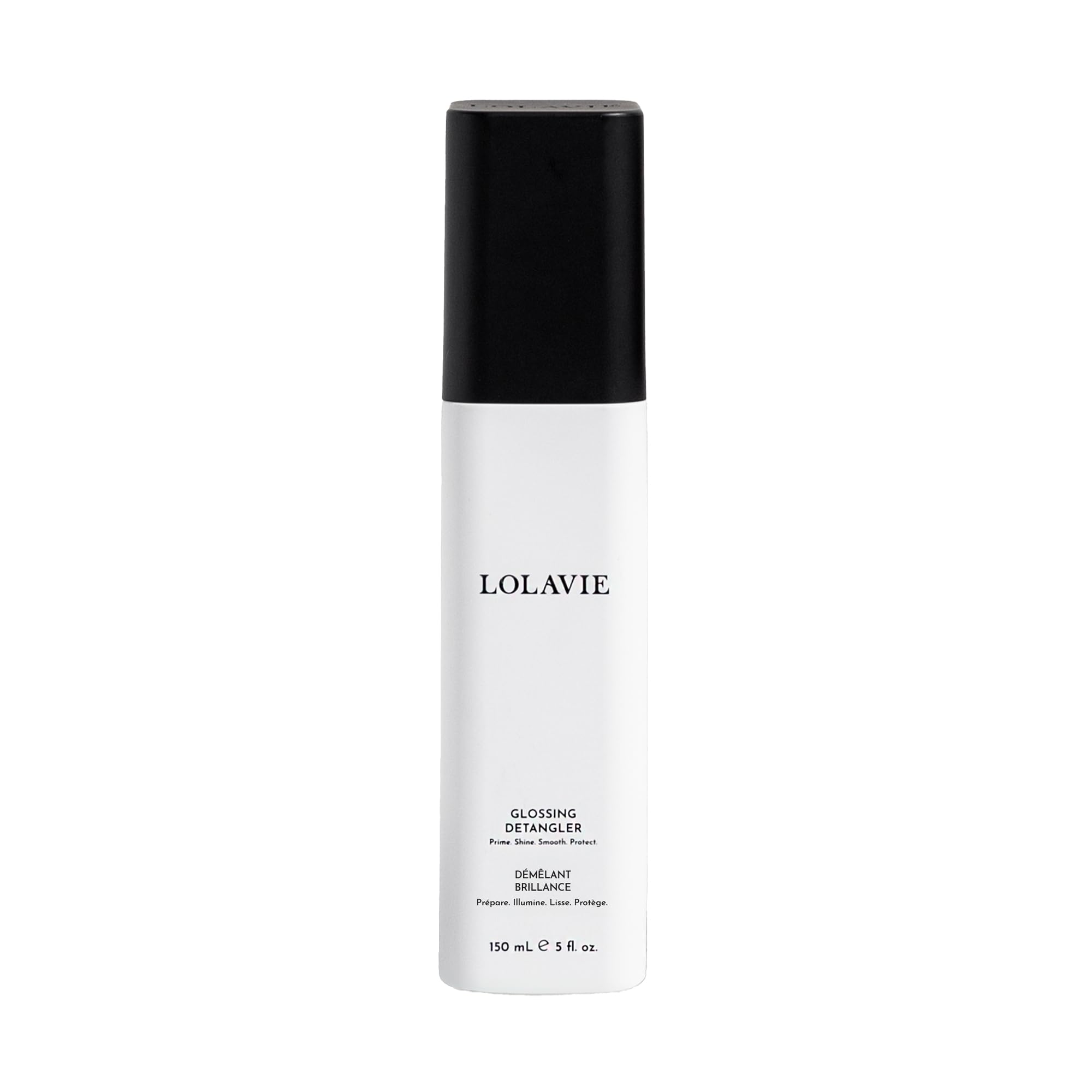 LolaVie Glossing Detangler 5 oz – 15x Softer, Smoother Hair | 450°F Heat Protectant | Color Safe