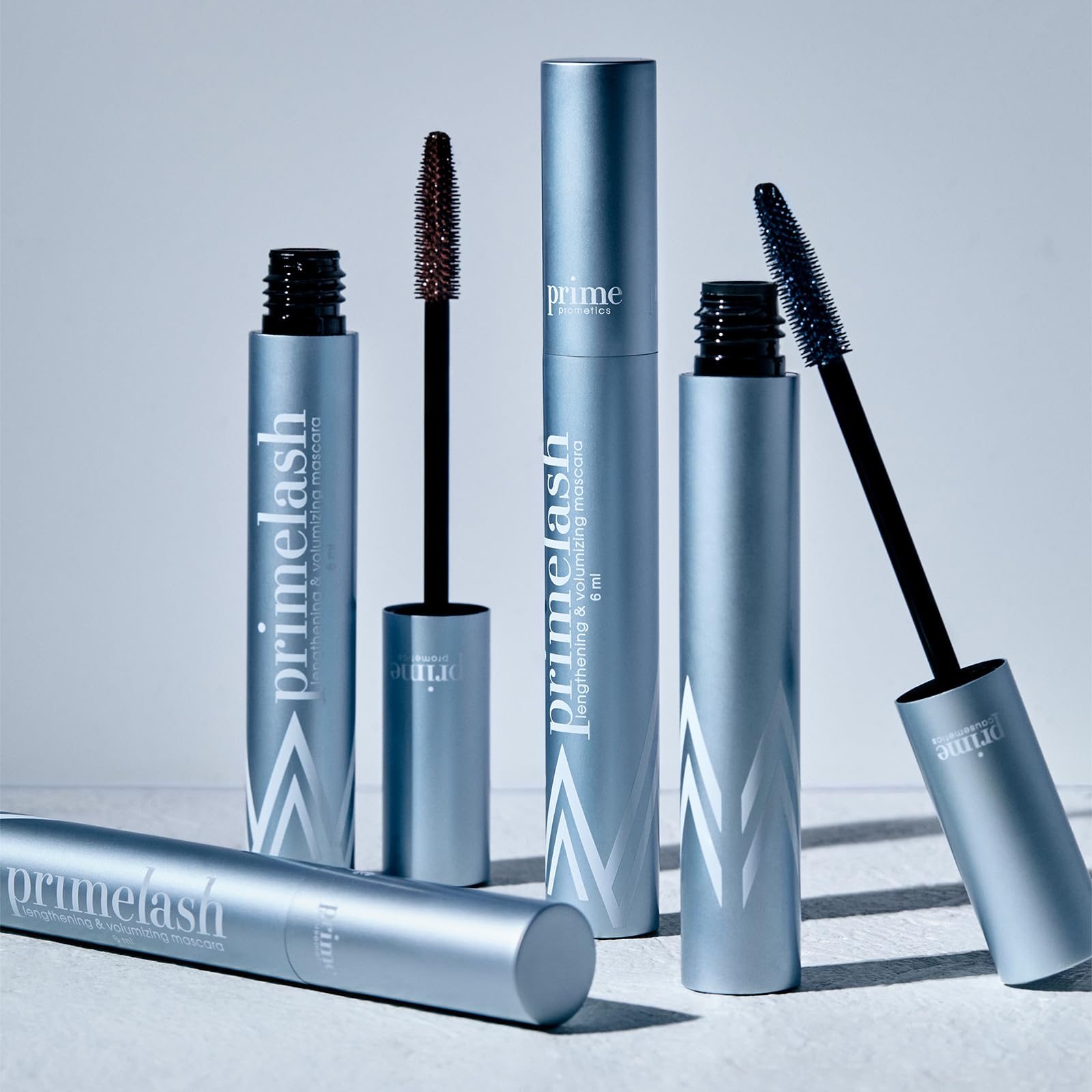 Prime Prometics PrimeLash Mascara for Older Women – Hypoallergenic, Clump-Free, Long-Lasting Brown