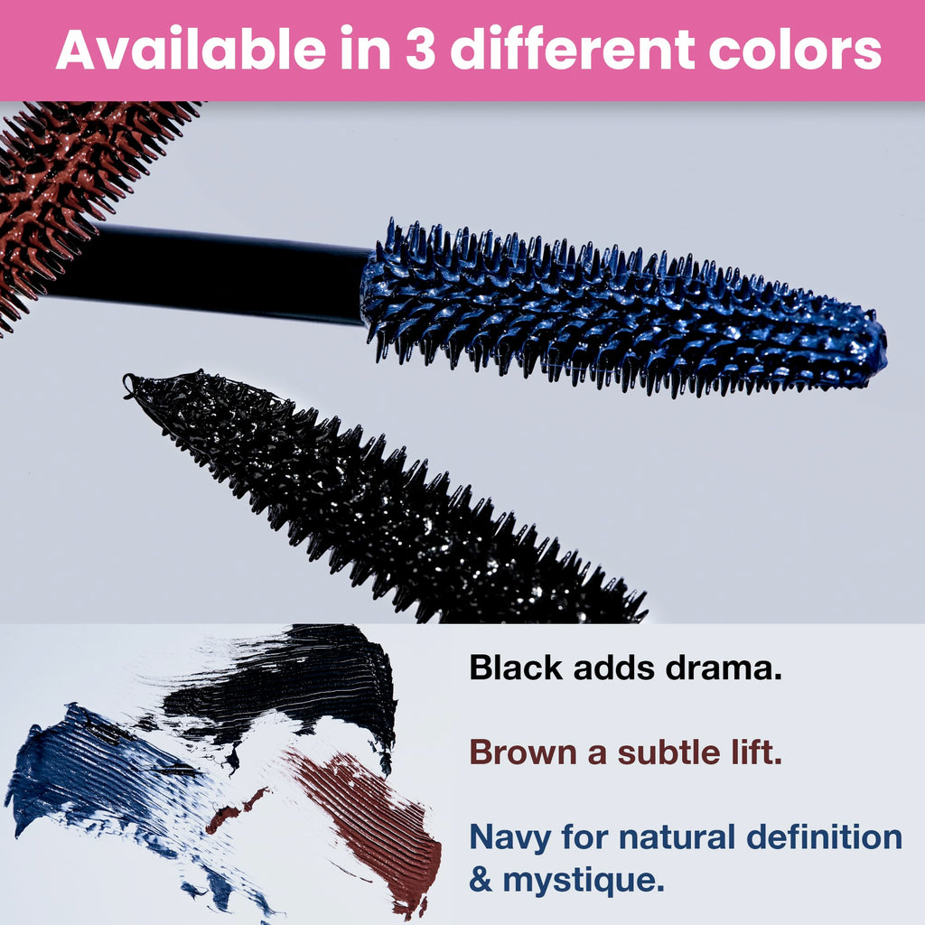 Prime Prometics PrimeLash Mascara for Older Women – Hypoallergenic, Clump-Free, Long-Lasting Brown