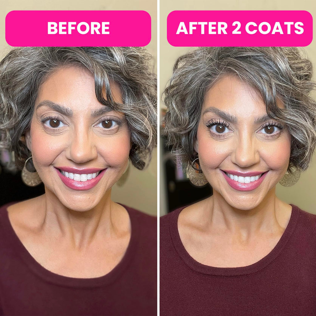 Prime Prometics PrimeLash Mascara for Older Women – Hypoallergenic, Clump-Free, Long-Lasting Brown