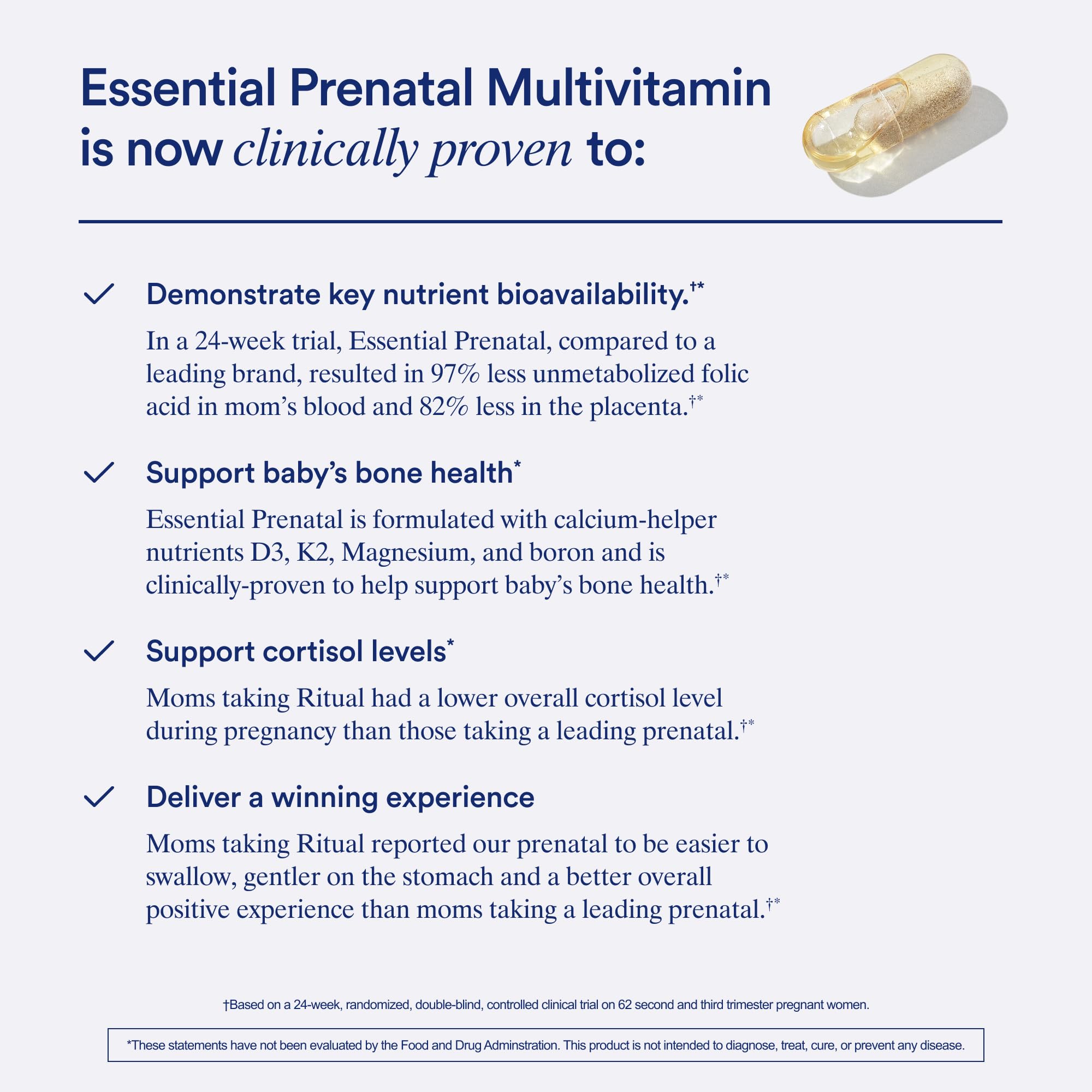 Ritual Essential Women Prenatal Multivitamin – Vegan, Non-GMO