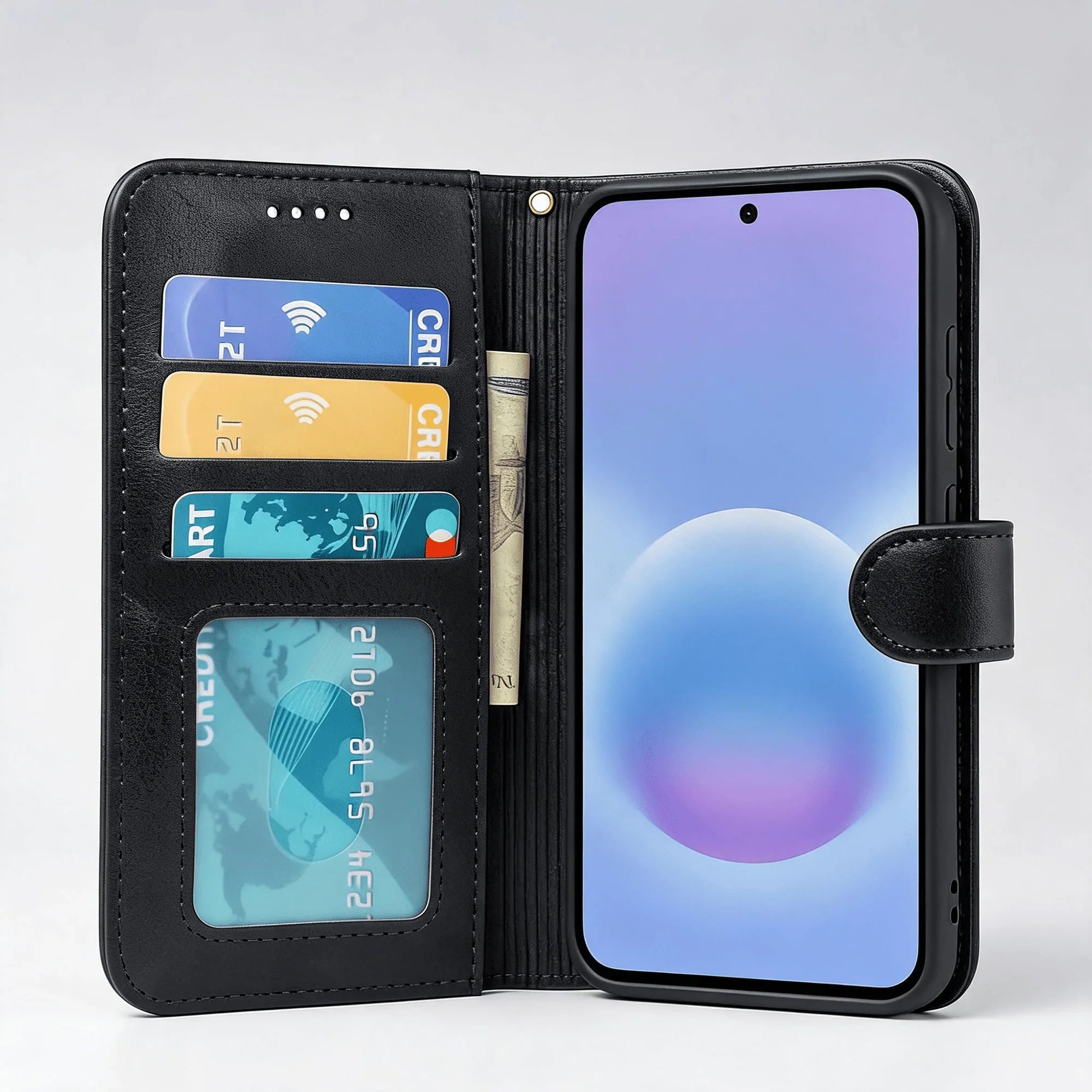 Samsung Galaxy A16 / A16 5G Book Flip Case Leather Wallet
