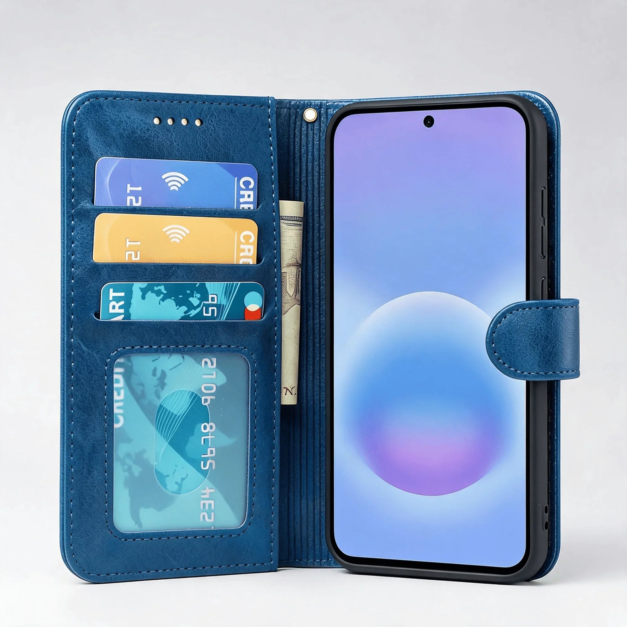 Samsung Galaxy A05S Book Flip Case Leather Wallet
