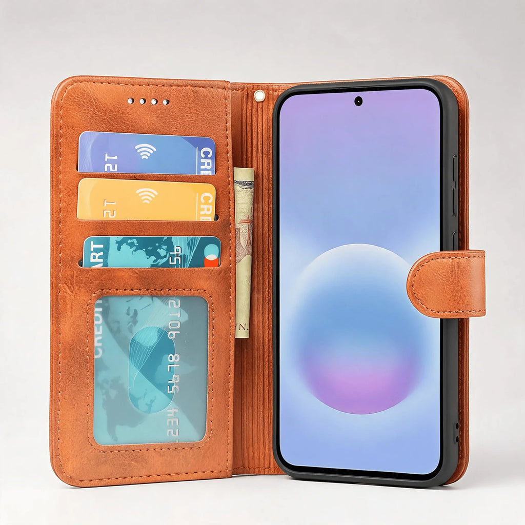 Samsung Galaxy A16 / A16 5G Book Flip Case Leather Wallet