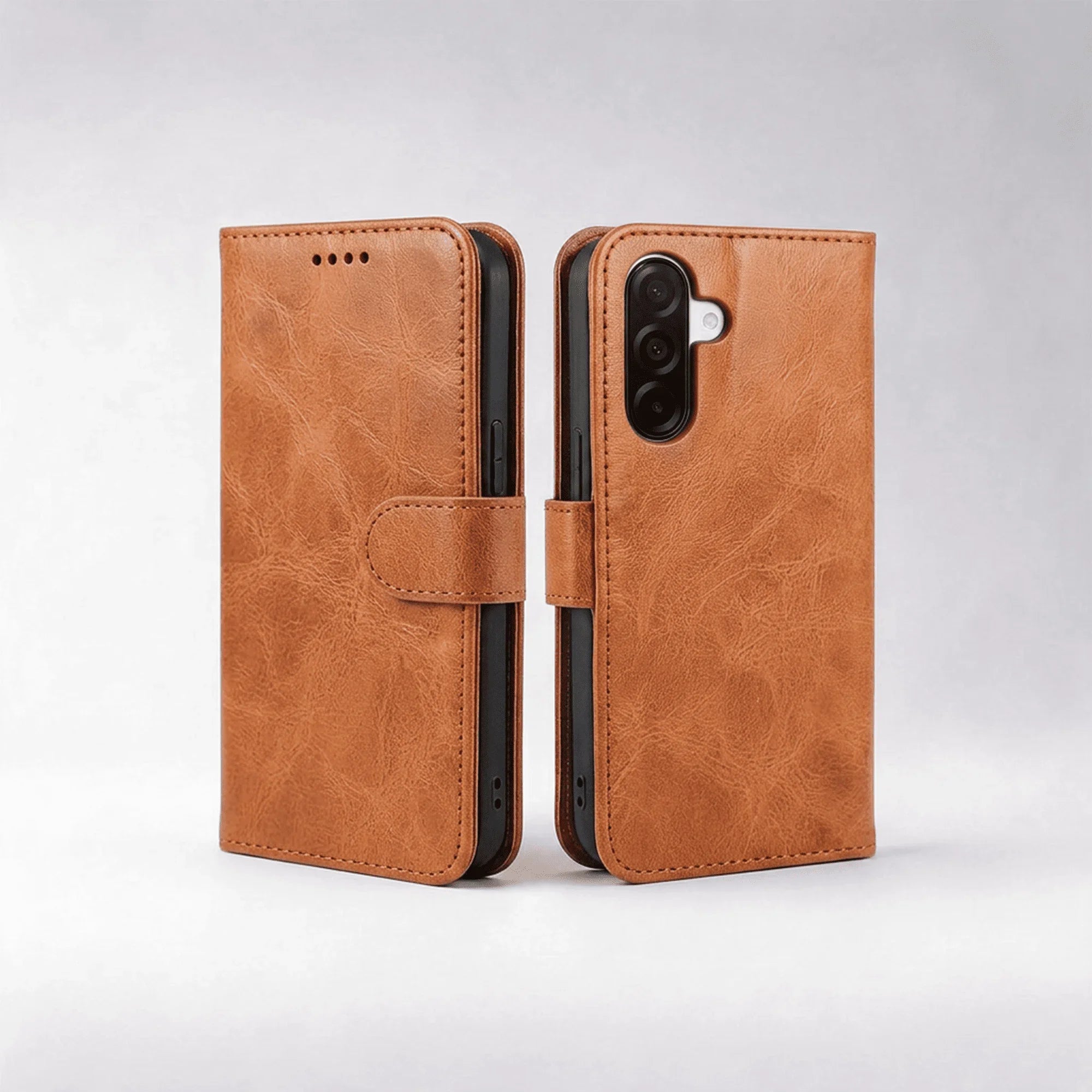 Samsung Galaxy A57 Book Flip Case Leather Wallet