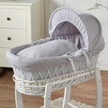 Wicker Moses Basket-No stand included.